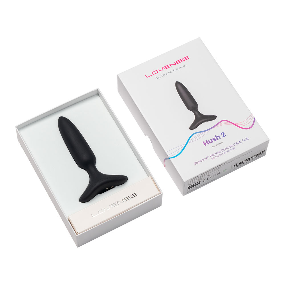 Plug Anal Hush 2 será un compañero de juego anal ideal para disfrutar en casa, trabajo u otro lugar público, reacciona con tokens en paginas webcam