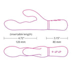 El primer vibrador rabbit Bluetooth Lovense Nora diseñado para estimular punto G, genera más tokens en paginas webcam