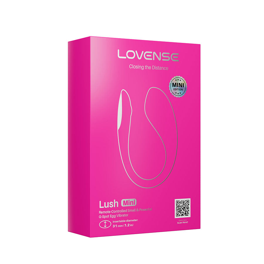 Vibrador vaginal para el punto G Lovense Lush mini, más facil de insertar y sacar, para quienes buscan comodidad